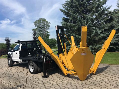 skid steer with tree spade for sale|used truck mounted tree spade for sale.